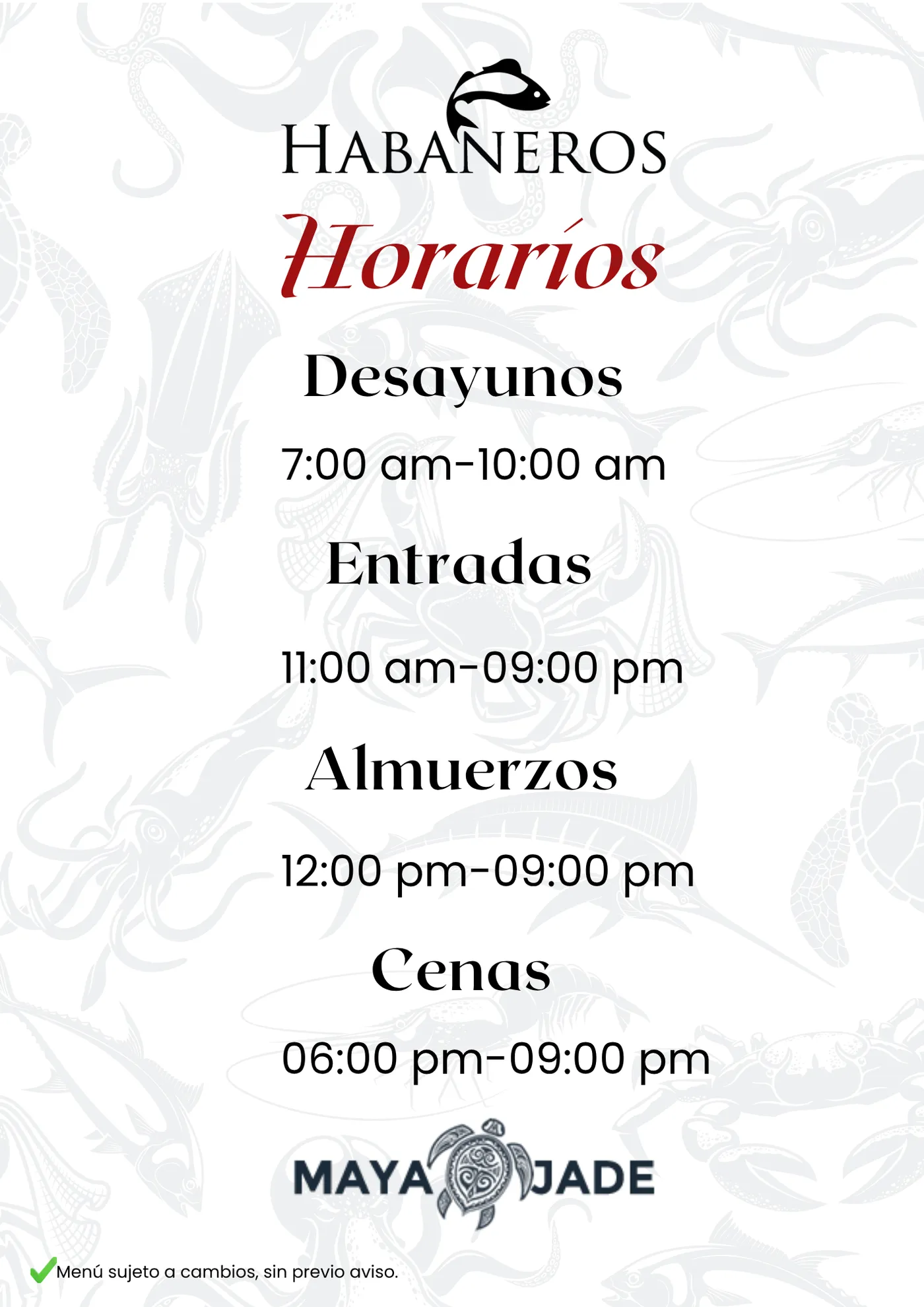 Menú de Habaneros — página 2 de 15